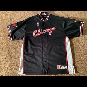 Chicago Bulls warmup shooting jacket shirt by Nike